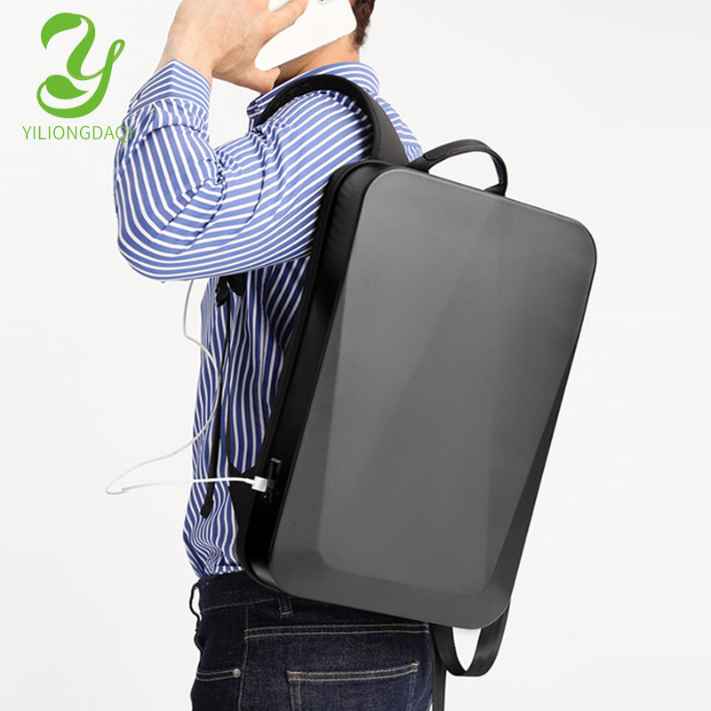 超薄款PC硬壳抗压双肩包男士防盗防雨水电脑背包16寸商务上班书包,3C数码配件,笔记本电脑包,淘宝优惠券,粉丝福利购,淘宝优惠卷