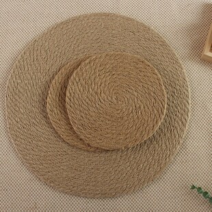 亚麻垫防烫杯垫隔热垫子五谷护肤品拍照摄影道具拍摄摆拍背景布景