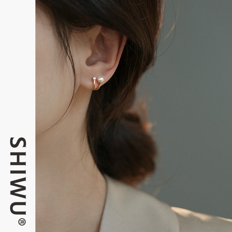 法式珍珠耳饰女夏季耳钉2024年新款爆款气质耳环小众设计高级感,饰品/流行首饰/时尚饰品新,耳钉,淘宝优惠券,粉丝福利购,淘宝优惠卷