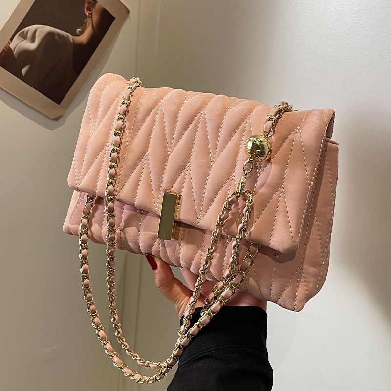 绣线包包女士2024新款潮高级感流行时尚质感单肩包链条斜挎通勤包,箱包皮具/热销女包/男包,小方包,淘宝优惠券,粉丝福利购,淘宝优惠卷