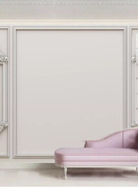 X0790灰g白色石膏线欧式雕花装饰格子3d电视背景墙