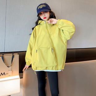 女童外套春秋款h2023新款女大童秋季女款秋冬款夹棉儿童秋装冲锋