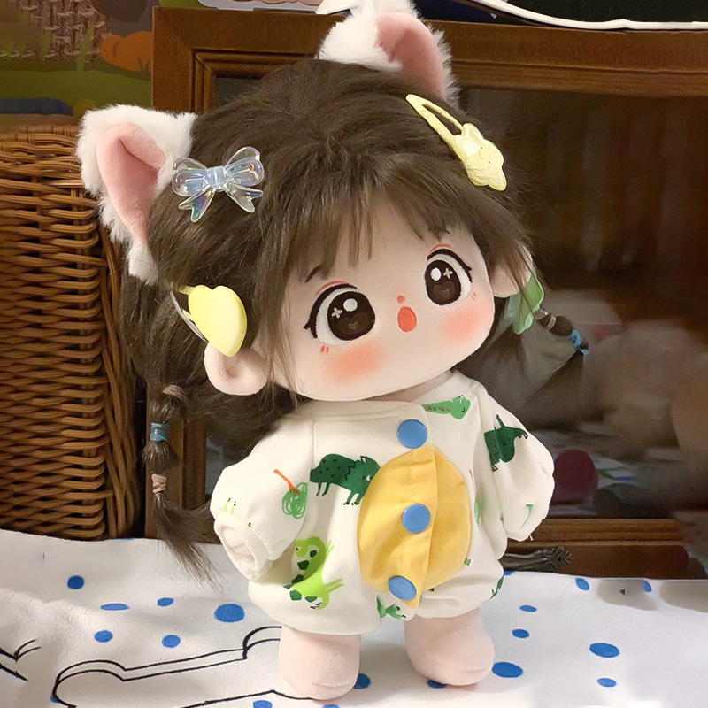 松饼棉花娃娃20cm女q孩子玩偶娃娃衣服送同学朋友毛绒公仔礼物现