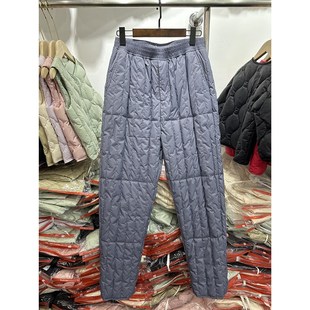 冬季羽绒裤男轻薄内胆p内穿保暖棉裤宽松加肥加大中老年人爸爸高