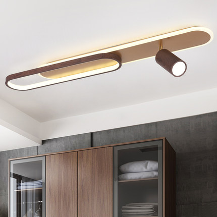 客厅射灯 led天花灯明装轨道筒灯无主灯商用照明简约衣帽间吸顶灯