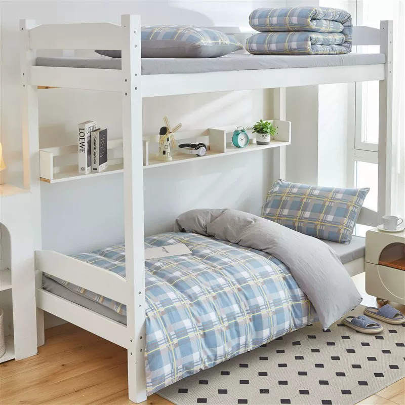 New Washed Cotton Student Door Three-Piece Set College Door D Bed Bed and Staff Door Single Bed