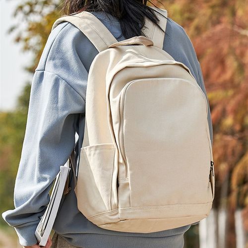 韩版百搭书包女双肩包大容量高中生日系户外旅行包帆布背包大学生