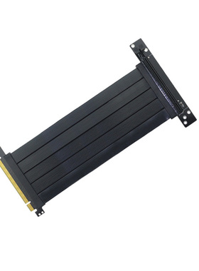显卡延长转接线PCIE 3r.0 4.0 x16竖装显卡直角90度转接线扩展卡