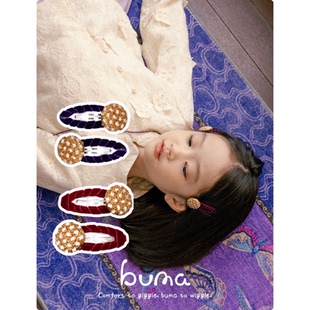 buma新年女孩发夹氛围感中式bb发夹-祥云-复古风发卡儿童刘海发夹