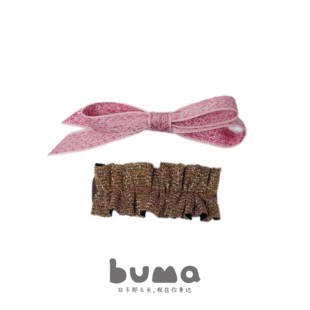 女孩发饰buma儿童手工绝美发夹Ms.Bake&Daisy新中式 轻奢侧边发卡