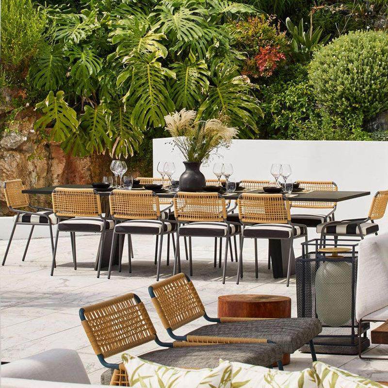 北户户外餐桌外藤编桌椅防防水晒酒店餐厅露欧休台闲藤椅庭院柚木,商业/办公家具,商用藤编家具,淘宝优惠券,粉丝福利购,淘宝优惠卷