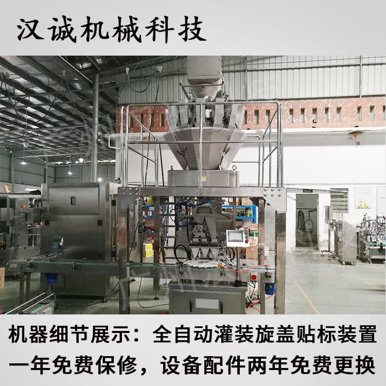 云南玛咖数粒瓶QDT装装机 玛灌卡颗粒旋盖封瓶片装生罐产线全自动