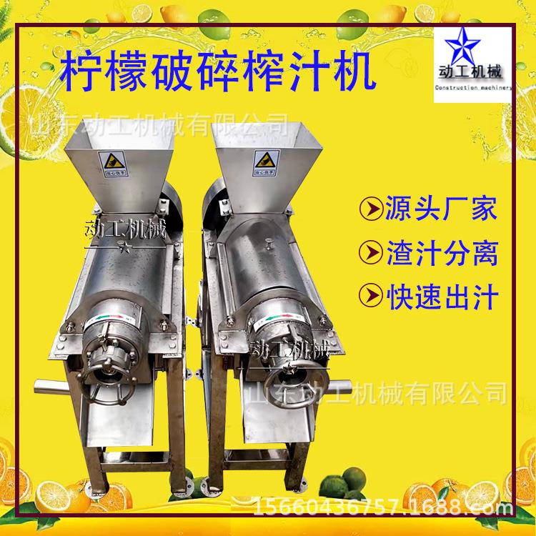 商用木瓜汁机 99不锈钢檬刺梨碎榨汁柠机 蓝莓螺旋榨粉榨汁机