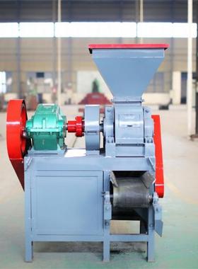 0对辊硅机铁粉球 85850型粉煤灰制球制设备 高压干粉焦末鹅蛋机