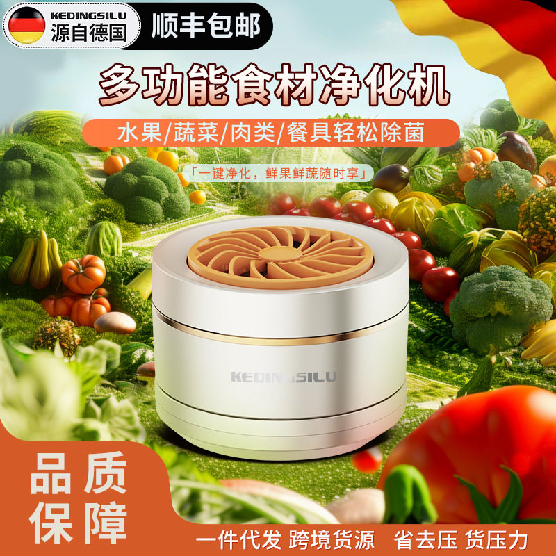 源头工厂果蔬清洗机家用无线洗菜机水果食材净化器净化机家用