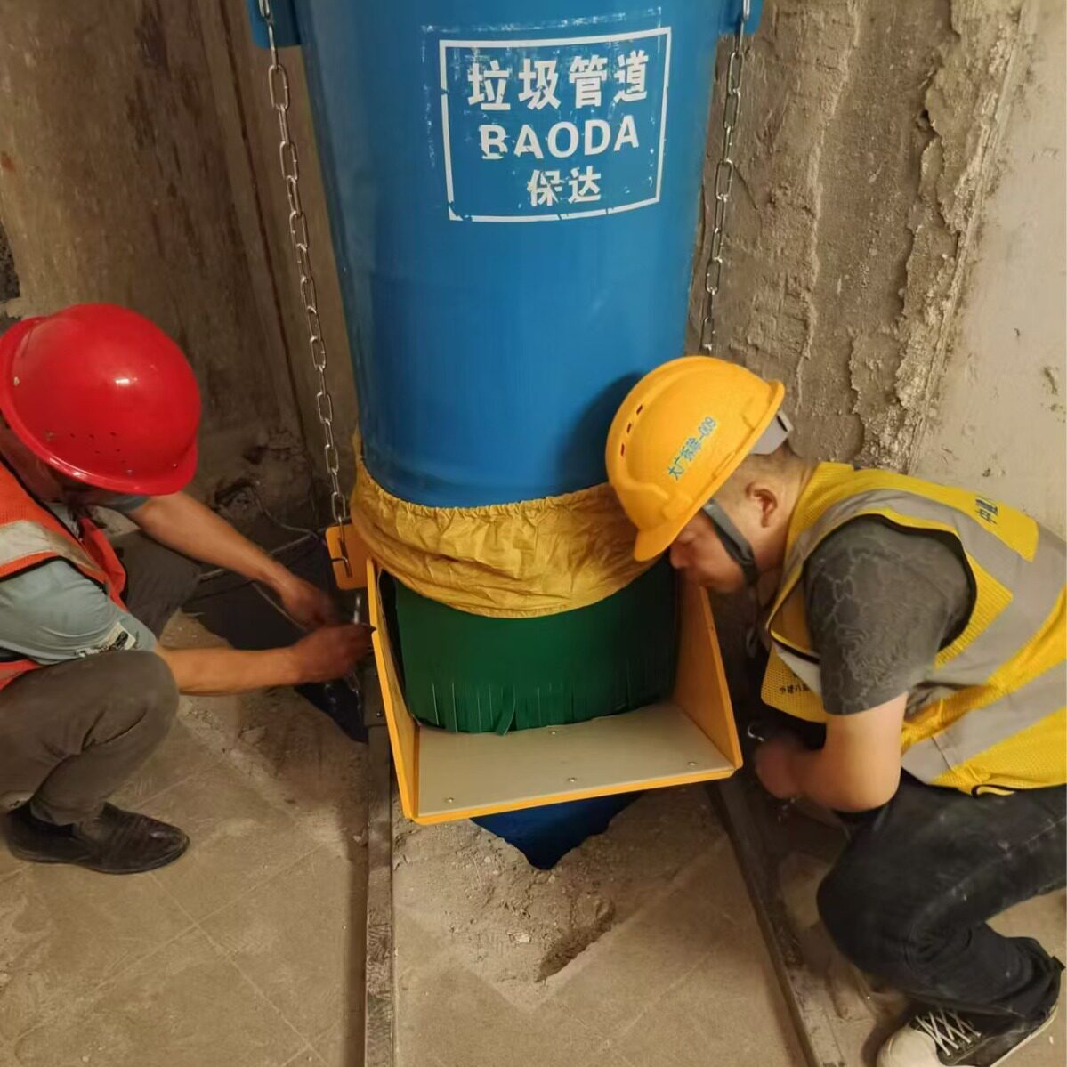 保达建筑垃圾通道 节省人力成本降低支出可配套支架安装稳固