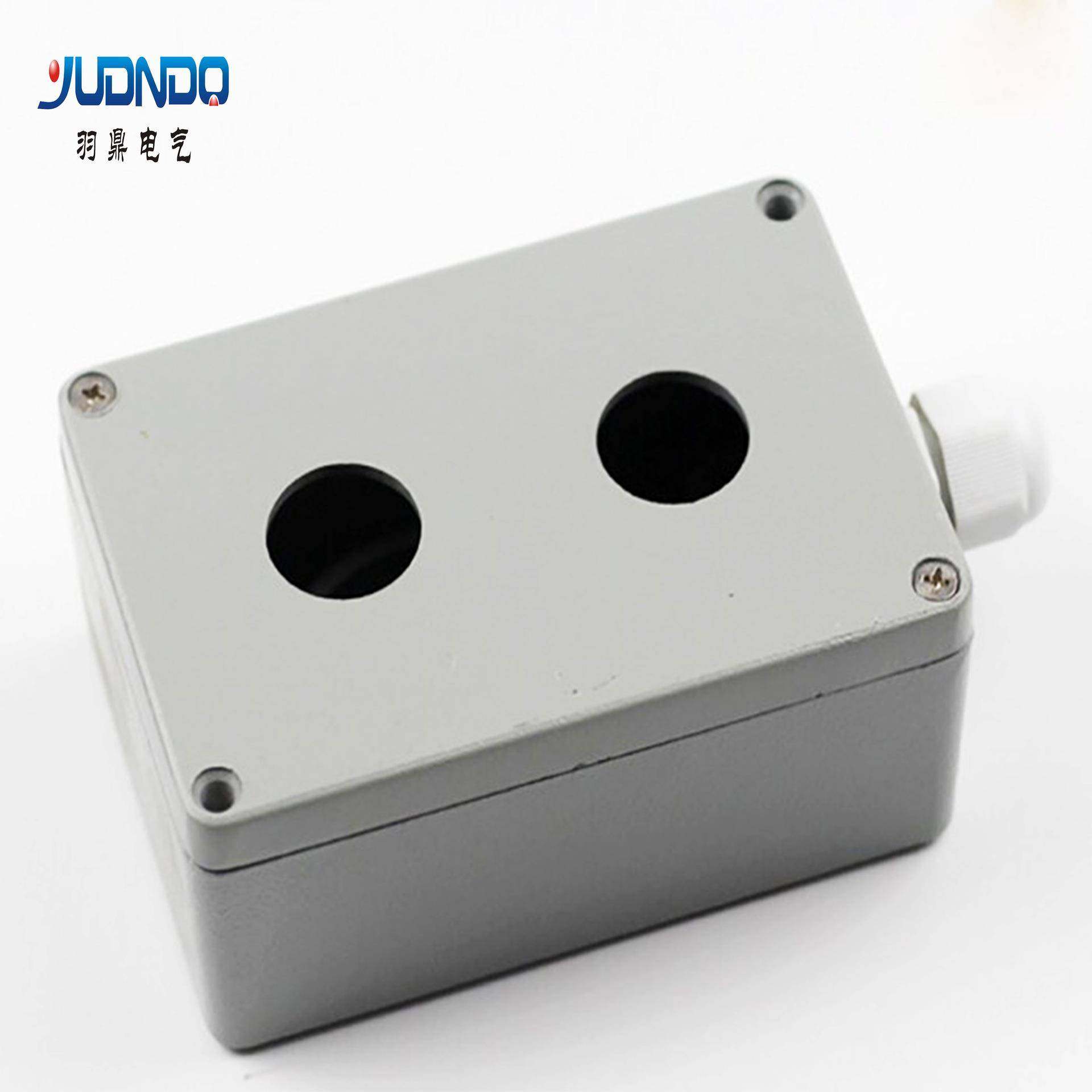 供应铸铝二孔手持按钮开关盒铸铝机旁控制盒电机控制启动停止盒,电子元器件市场,其它元器件,淘宝优惠券,粉丝福利购,淘宝优惠卷