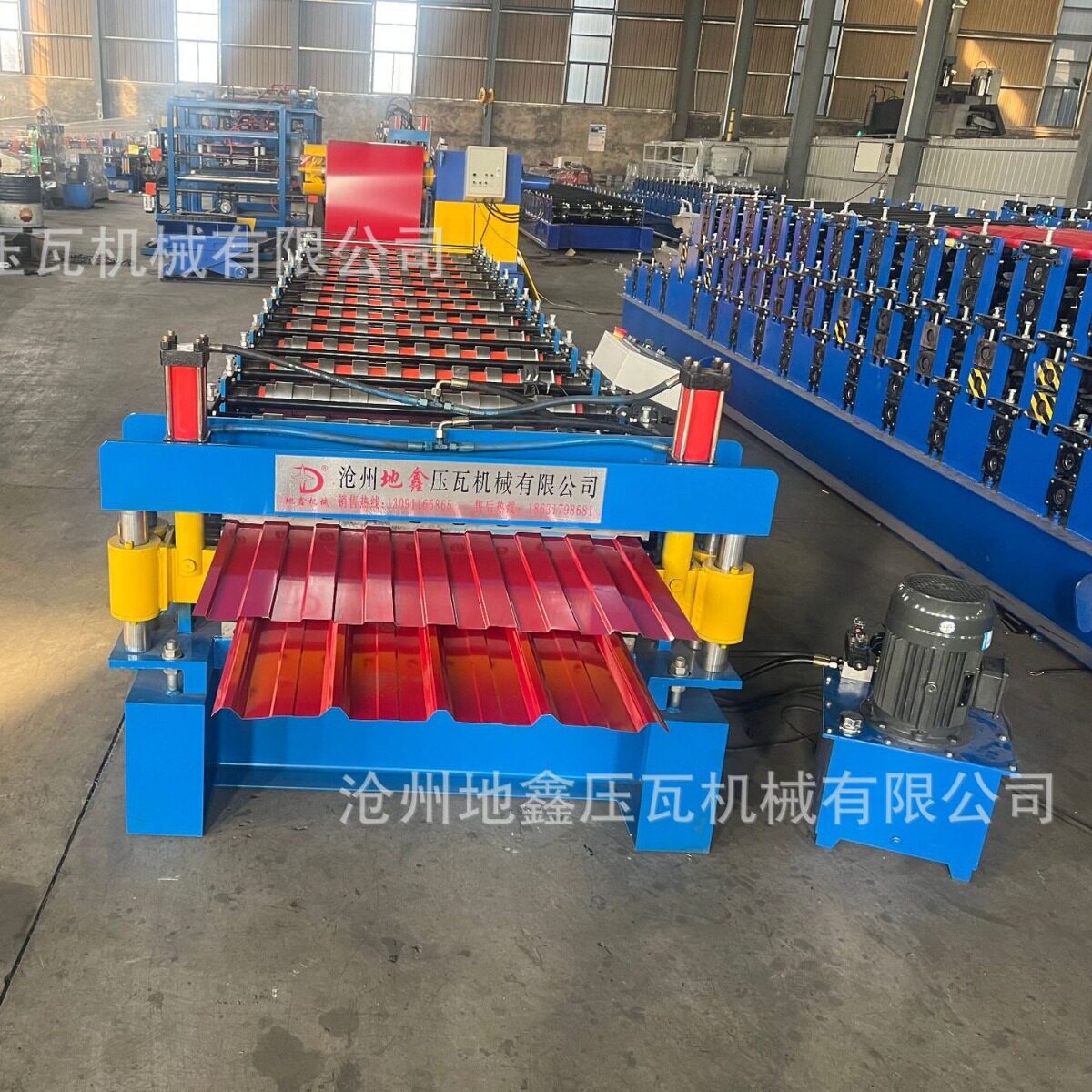 供应彩钢全自动压瓦机彩钢瓦成型设备双层压瓦设备