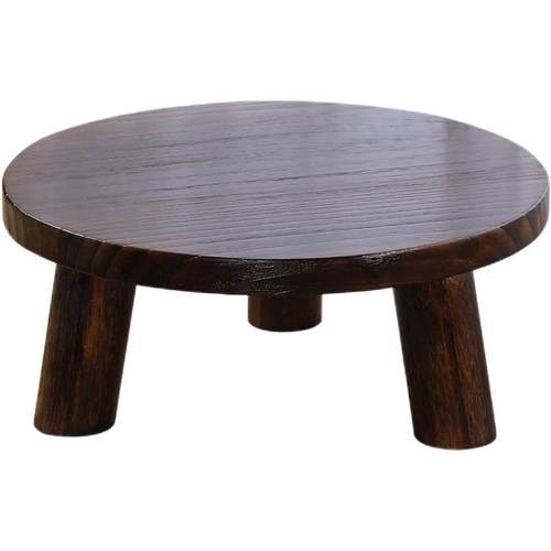 飘窗桌子日式小茶几实木榻榻米小桌子简约炕桌家用小圆桌坐地