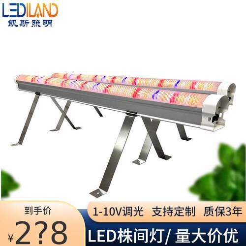 地面植物补光灯管Ground plant fill light全光谱120瓦植物生长灯