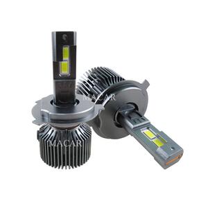 玛凯新品led汽车大灯双铜管120W大功率32000流明前照灯近光一体H4