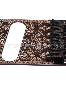 乐器配件 吉他配件 TL电吉他 黑色柳条茅花TL单边滚珠琴桥