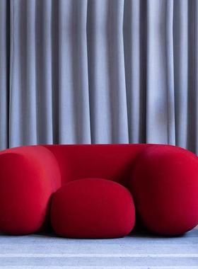 Sfoolux火MOLLO高端艺术设计懒人休闲布艺客厅单人沙发