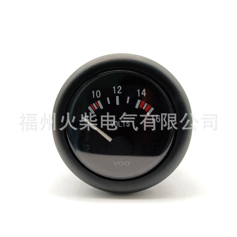 52mm VDO电压表12V 24V柴油发电机组配件 VG指针式仪表塑壳无线