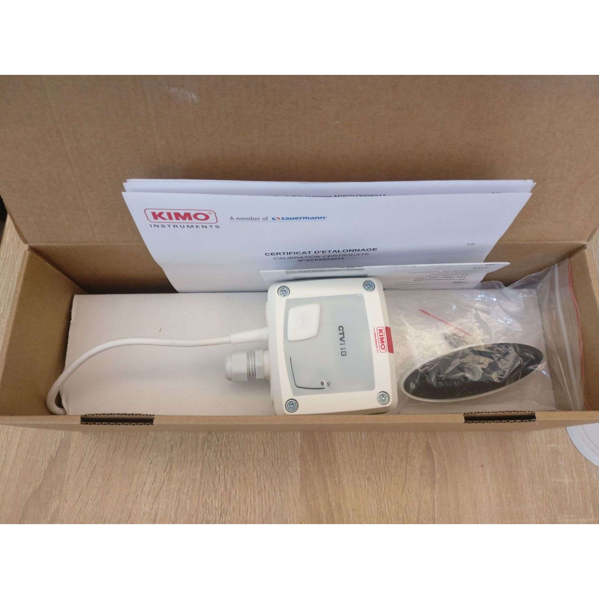 法国凯茂KIMO热线式微风速温度变送器 不锈钢探头 CTV114-ANDI300