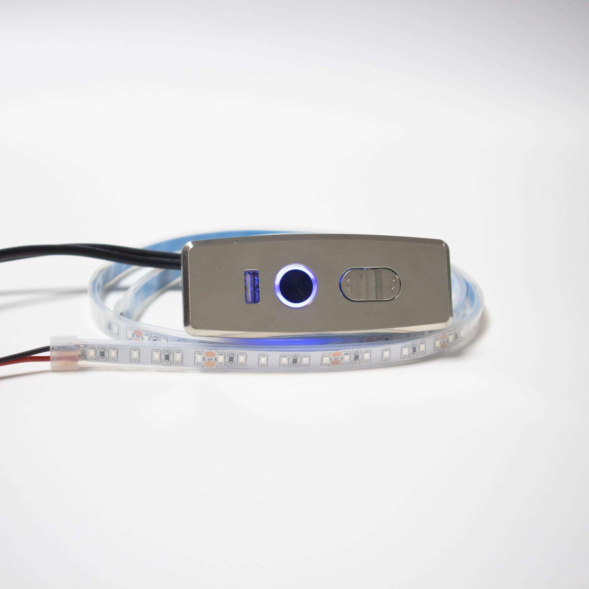 电动沐足沙发按摩椅电动推杆升降配件开关灯带变色手控器控制器