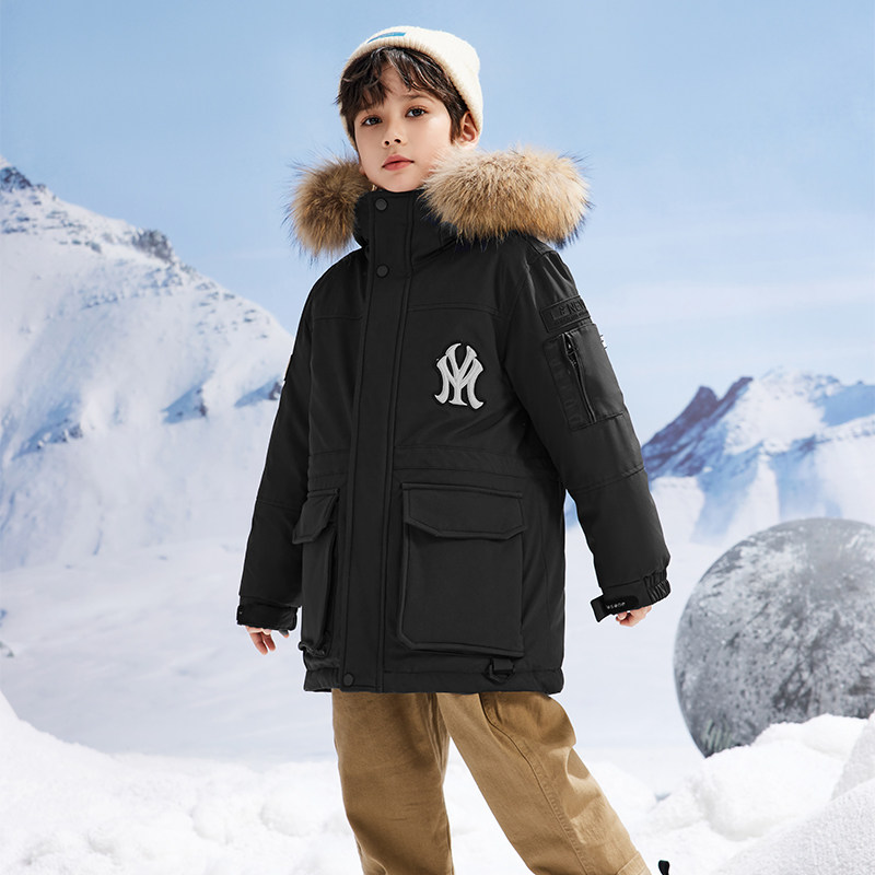 巴童巴拉儿童羽绒服男童2025冬装保暖加厚大童中长款女童洋气外套,童装/婴儿装/亲子装,羽绒服,淘宝优惠券,粉丝福利购,淘宝优惠卷