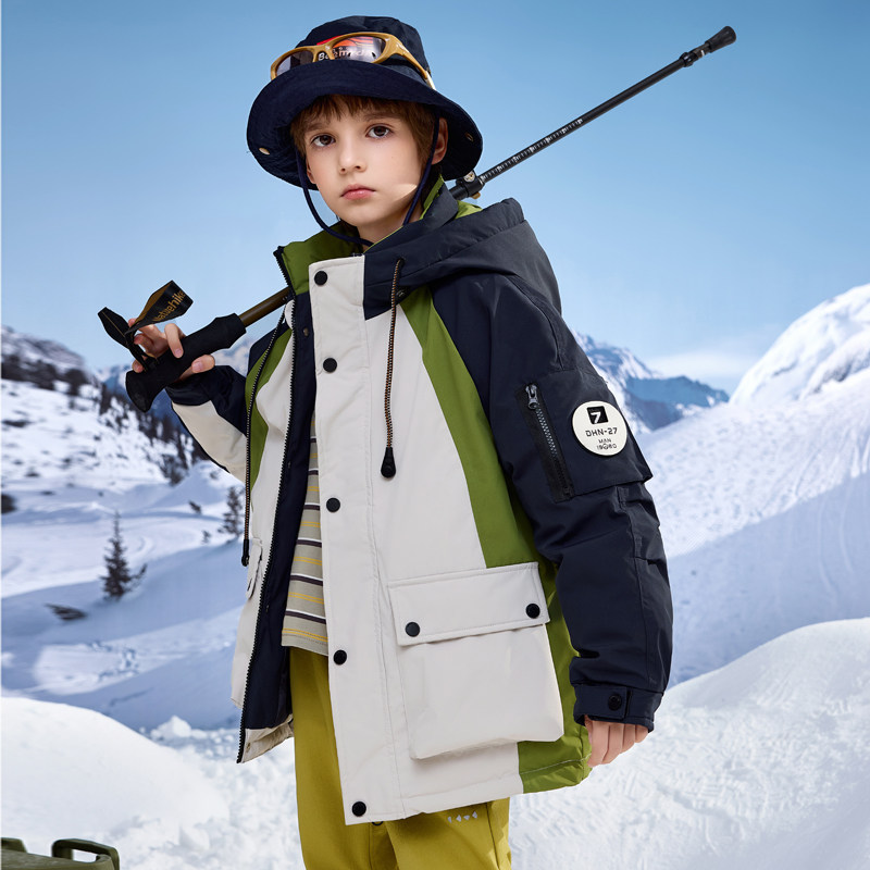 巴童巴拉童装儿童羽绒服2025冬季中长款外套加厚保暖男童大童外套,童装/婴儿装/亲子装,羽绒服,淘宝优惠券,粉丝福利购,淘宝优惠卷