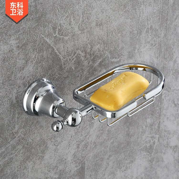 欧式肥皂架香皂盒 仿古沥水香皂架 壁挂浴室置物架卫生间皂网