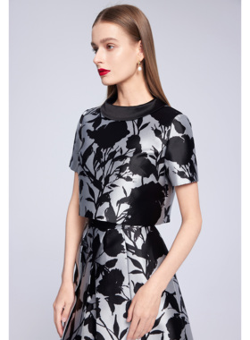 Lillo Lilly【奢品高定】意大利Ruffo Coli真丝提花半身裙套装