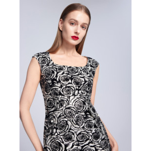 Lillo Lilly奢品高定意大利TGM真丝提花高端名媛高端连衣裙定制