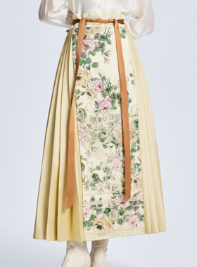 Lillo Lilly奢品高定意大利Ruffo Coli真丝提花宫廷风汉服马面裙