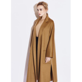 Lillo Lilly奢品高定意大利Colombo高端双面百分百纯羊绒大衣女