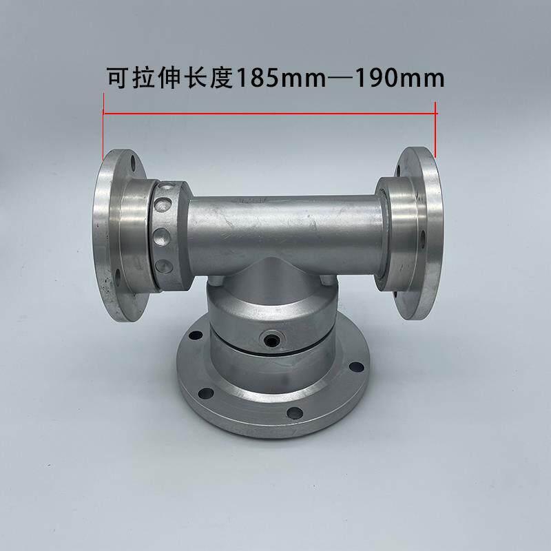 新品洒水车水炮底座水枪底座三通旋转绿化车洒水喷头底座配件厂家