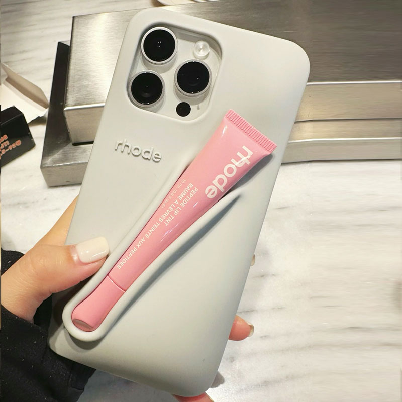 rhode海莉Hailey Lip Case彩iphone16promax手机壳液态硅胶15苹果手机壳rhode14手机壳13全包防摔12