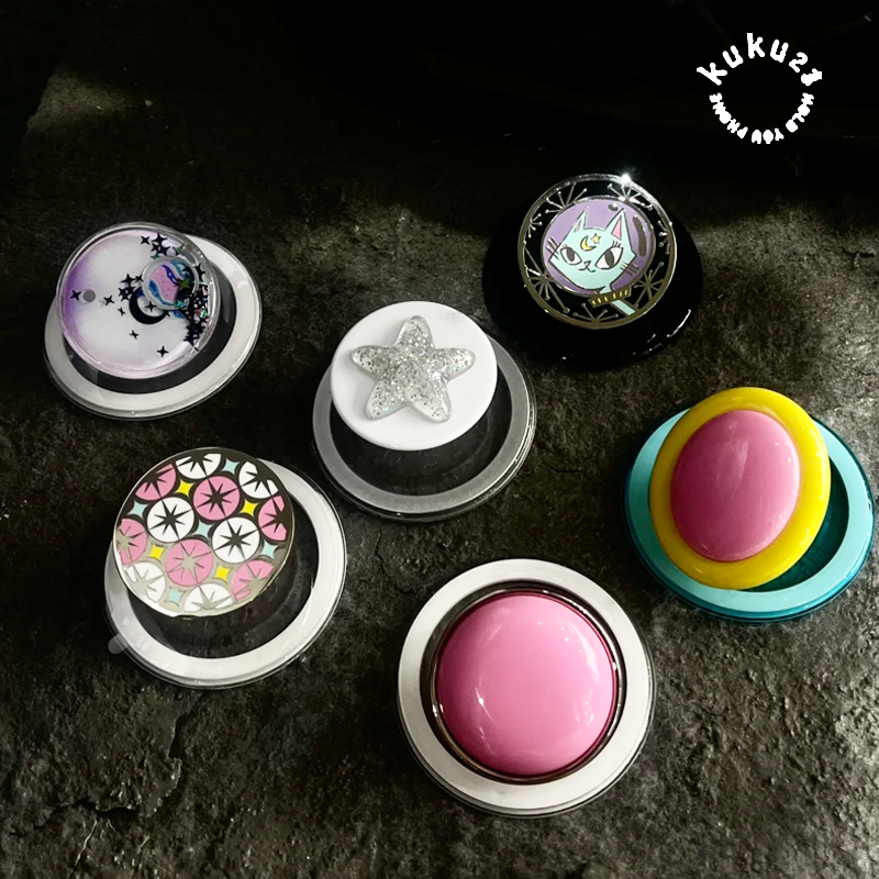 太空梦游记手机支架太空星星月球气囊漂浮星系伸缩防摔粘贴指环扣