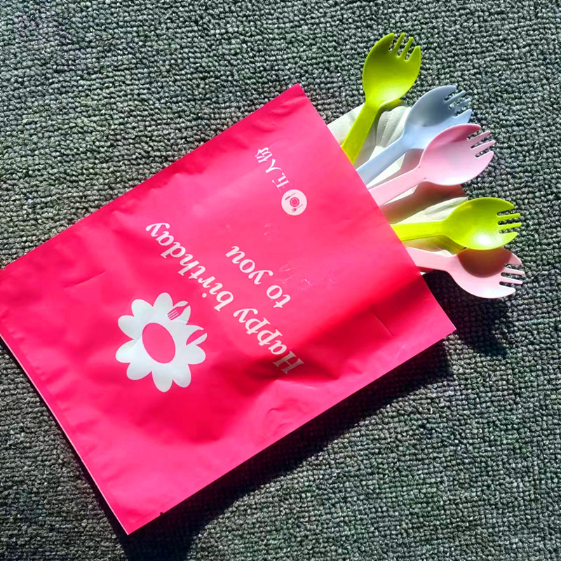 生日刀叉盘蜡烛蛋糕盘叉一次性碟长方形纸盘烘焙食品级蛋糕餐具组
