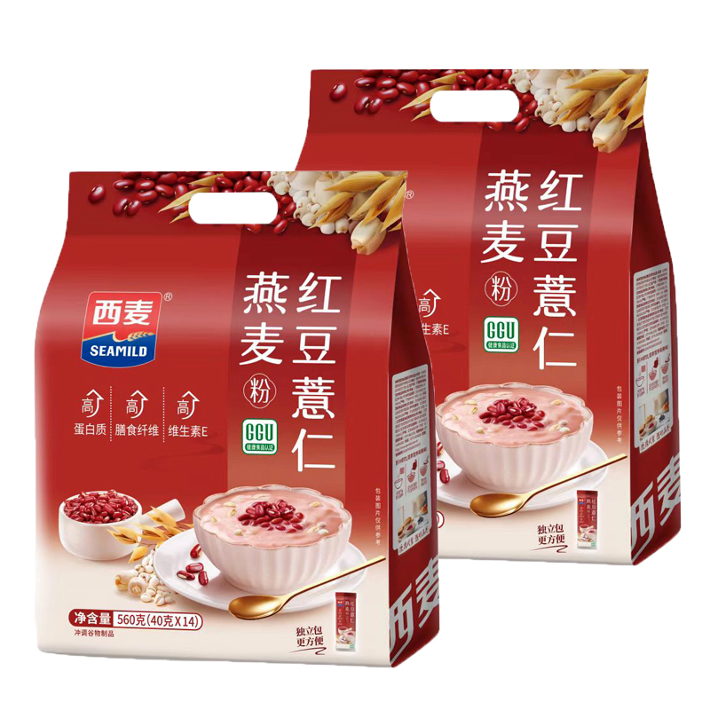 西麦红豆薏仁燕麦片560g*2袋
