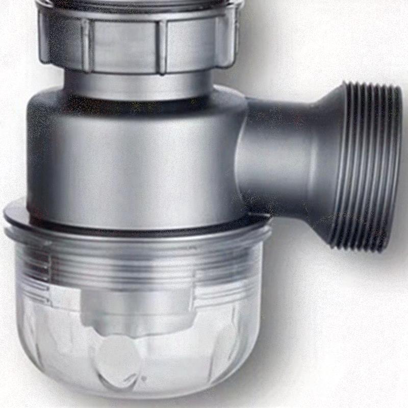 洗菜盆下水配件防臭杯单双槽厨房排水管洗碗池管葫芦透明杯地漏器