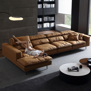 2025新款科技布沙发轻奢现代简约客厅龙江东莞乳胶意式极简