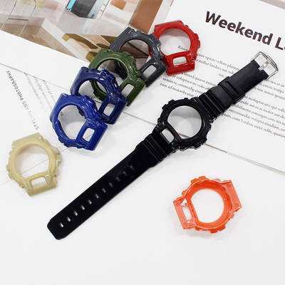 适配卡西欧DW6900NB/SN亮面表壳树脂 DW6930/6600 3230表框配件