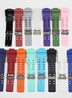 替换GA110/100/120/200/GD-100 GLS-100哑面磨砂树脂表带