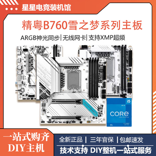 H610760雪之梦WIFI主板套装