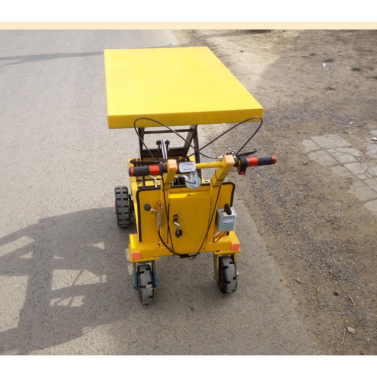 电动平板车手推车载重王升降车搬运车拉货车四轮工地建筑折叠拖车