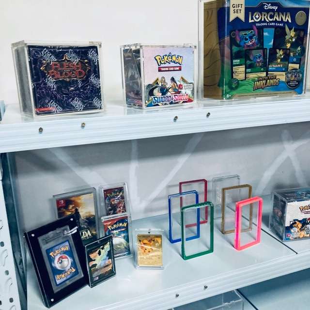 样品费高清透明亚克力保护盒展示盒收纳盒防尘盒放精灵卡牌