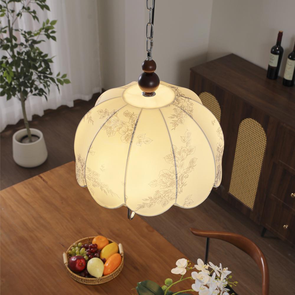 宋代美学复古吊灯餐厅灯新中式南洋风卧室主卧灯民宿法式中古灯具